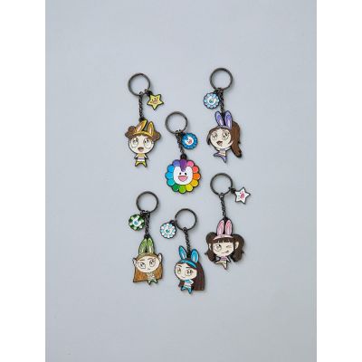 Cokodive: NewJeans-NewJeans x Murakami | MD Metal Keyring (Hyein)