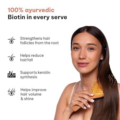 HK Vitals: Biotin, Supplement for Hair Growth, Strong Hair and Glowing Skin, Fights Nail Brittleness, 90 Biotin Tablets