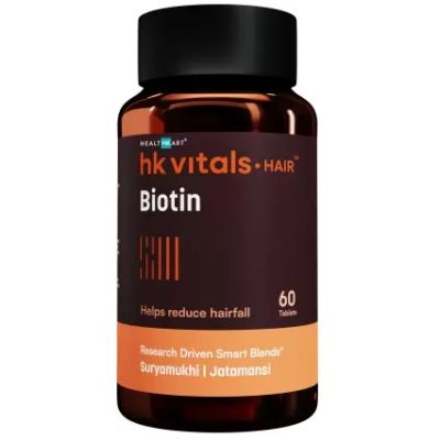 HK Vitals: Biotin, High Strength Supplement for Hair Growth, Skin & Nails Health (60 No) HK Vitals: Biotin, High Strength Supplement for Hair Growth, Skin & Nails Health (60 No)