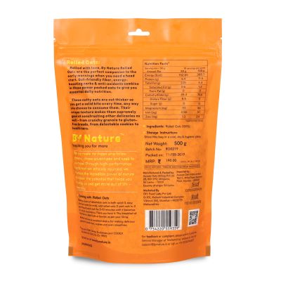 By Nature: Rolled Oats - 500gm