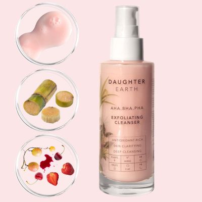 Daughter Earth: AHA BHA PHA Exfoliating Cleanser - 100ml