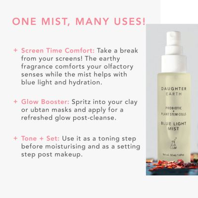 Daughter Earth: Blue light Mist - 50ml