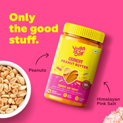 YogaBar: Crunchy Pure Peanut Butter - 400 gm