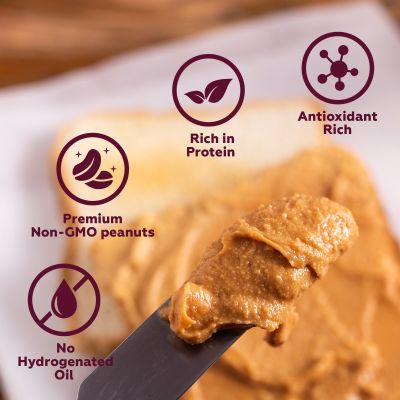YogaBar: Crunchy Pure Peanut Butter - 400 gm