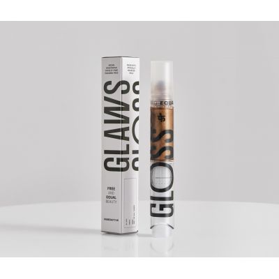 FAE Beauty: Bronze Gold Shimmer Lip Gloss - With Clickable Roller Ball Pen - Becoming - 6gm