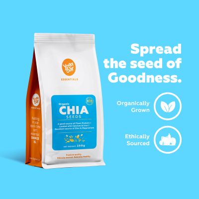 YogaBar: Roasted Organic Chia Seeds - 250 gm