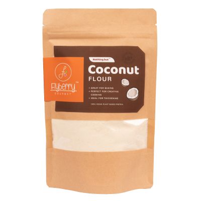 Flyberry Gourmet: Coconut Flour, 150g | 100% Vegan | Plant-Based Protein