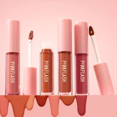 Pinkflash: L01 Melting Matte Lipcream-N04# Flamingos