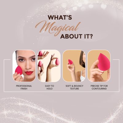 Colorbar: Blend-Itude Beauty Sponge-Spicy Pink