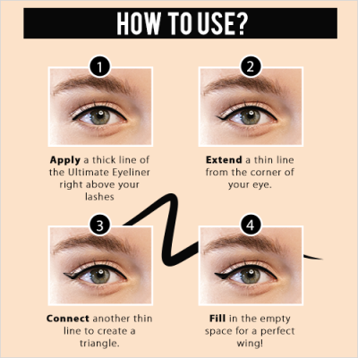 Colorbar: Ultimate Eye Liner - Ultimate Black