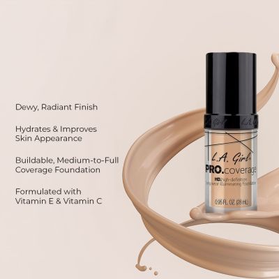 L.A.Girl: Pro coverage Hd Foundation Fair