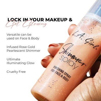 L.A.Girl: Shimmer Spray - Rose Gold