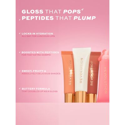 Makeup Revolution: Juicy Peptide Lip Balm Nude Spice