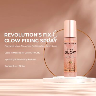 Makeup Revolution: Fix & Glow Fixing Spray Makeup Revolution: Fix & Glow Fixing Spray