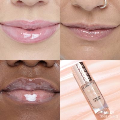 Makeup Revolution: Pout Bomb Plumping Gloss Milky Sheer Holo