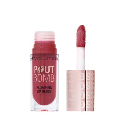 Makeup Revolution: Pout Bomb Plumping Gloss Wild Mauve Pink