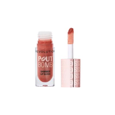 Makeup Revolution: Pout Bomb Shimmer Gloss Nude Glow