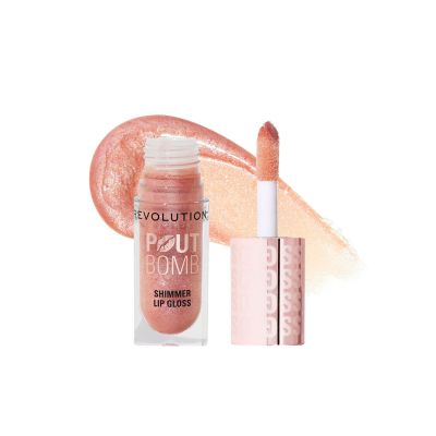 Makeup Revolution: Pout Bomb Shimmer Gloss Glimmer Nude