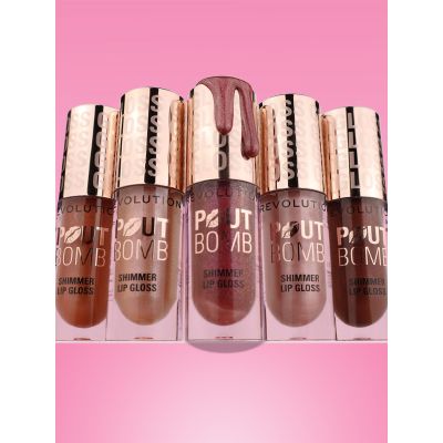 Makeup Revolution: Pout Bomb Shimmer Gloss Glimmer Nude
