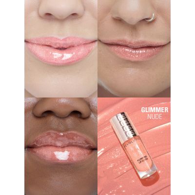 Makeup Revolution: Pout Bomb Shimmer Gloss Glimmer Nude