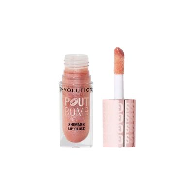 Makeup Revolution: Pout Bomb Shimmer Gloss Glimmer Nude