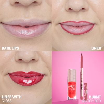 Makeup Revolution: Pout Bomb Plumping Lip Liner Burnt Cherry Red
