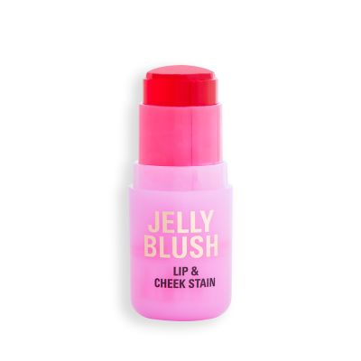 Makeup Revolution: Jelly Blush Stick Lip and Cheek Stain Strawberry Pink
