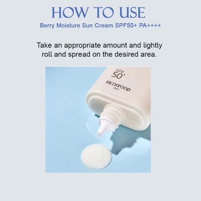 Skinfood: Berry Moisturizing Sun Cream50Ml