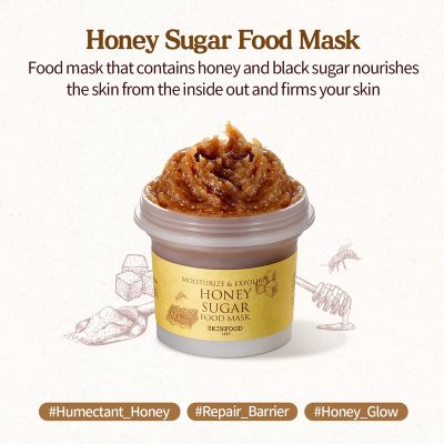 Skinfood: Honey Sugar Food Mask120Ml