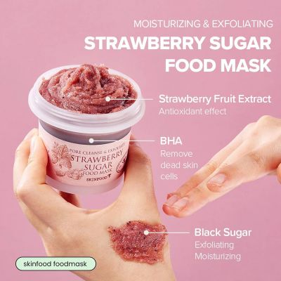 Skinfood: Strawberry Sugar Food Mask120Ml