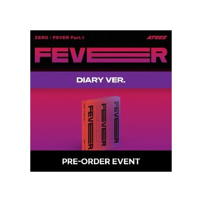 Cokodive: ATEEZ - ZERO : FEVER PART.1 5TH MINI ALBUM WITHMUU GIFT PLATFORM VERDIARY VER