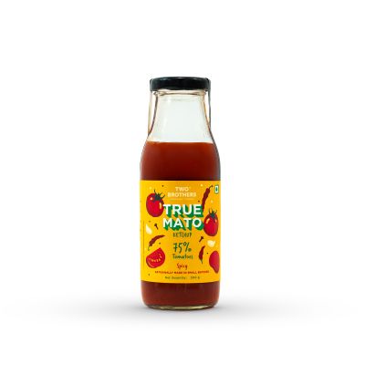 Two Brothers Organic Farms: Truemato Ketchup - Spicy Tomato Ketchup - 300g