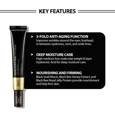 DR.G: Royal Black Snail Eye Cream 30ml