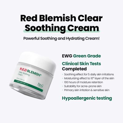 DR.G: R.E.D Blemish® Clear Soothing Cream 70ml