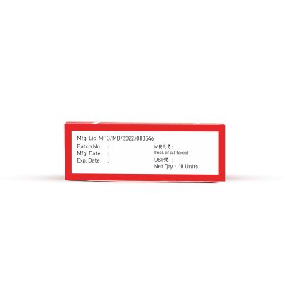 Dr. Morepen: Exygra  Strawberry Flavoured Dotted Condom 10s - Pack of 2