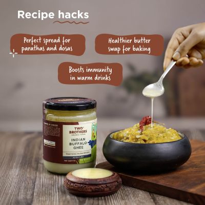 Two Brothers Organic Farms: Organic Buffalo Ghee (1000ml)