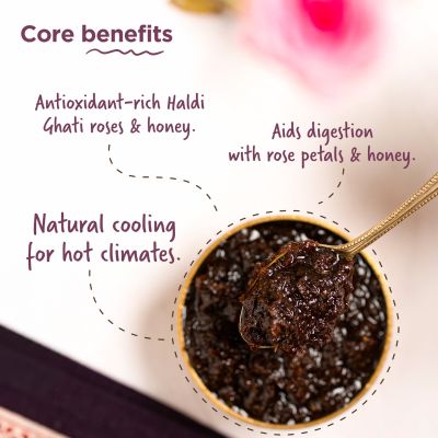 Two Brothers Organic Farms: Natural Gulkand | Rose Petal Jam (300G)