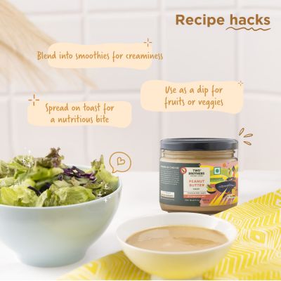 Two Brothers Organic Farms: Stoneground Creamy Peanut Butter with Jaggery (300G)