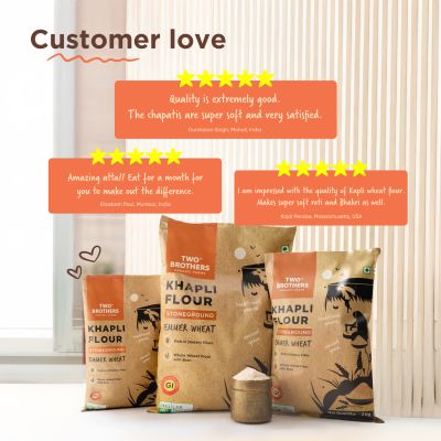 Two Brothers Organic Farms: Khapli Wheat Flour (2 kg)