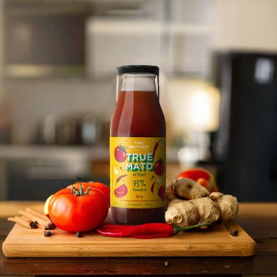 Two Brothers Organic Farms: Truemato Ketchup - Spicy Tomato Ketchup - 300g