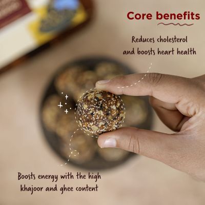 Two Brothers Organic Farms: Khajoor Laddoos  (175g)