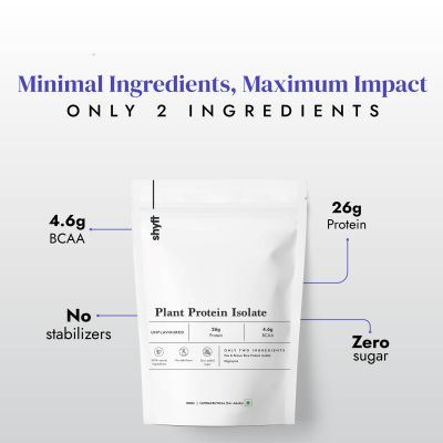 shyft: Plant Protein Isolate - Unflavoured - 500gms