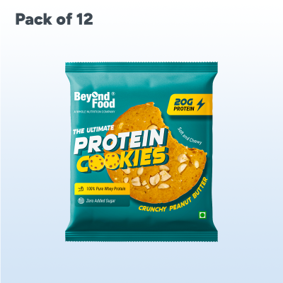 Beyond Food: Cookies - Crunchy Peanut Butter (Pack of 12)