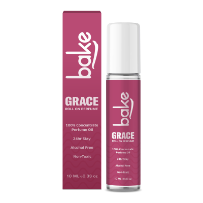 Bake Cosmetics: Grace 100% Concentrated Perfume Oil Roll-on - White Oud (Unisex)