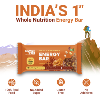 Beyond Food: Energy Bars - Peanut Butter (Pack of 6)