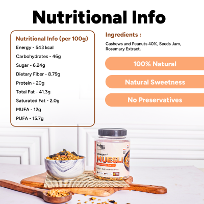 Beyond Food: Muesli - Peanut Butter Crunch 450g