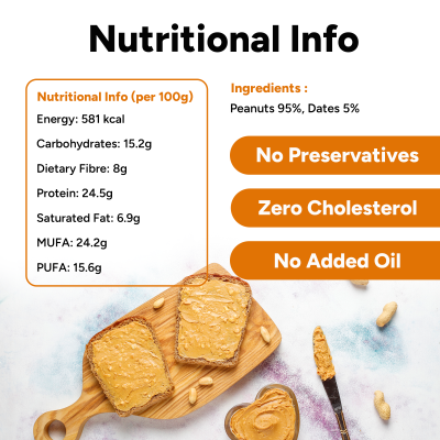 Beyond Food: Peanut Butter - Super Crunchy 500g