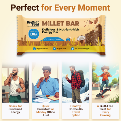 Beyond Food: Millet Bar - Coco Nutty Cocoa (Pack of 6)