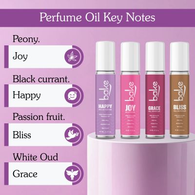 Bake Cosmetics: Happy 100% Concentrated Perfume Oil Roll-on - Black Currant (Unisex)