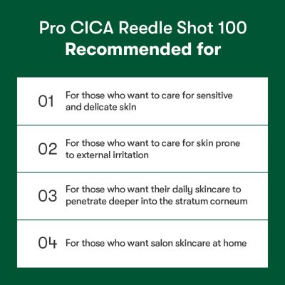 VT Cosmetics:  Pro Cica Reedle Shot 100